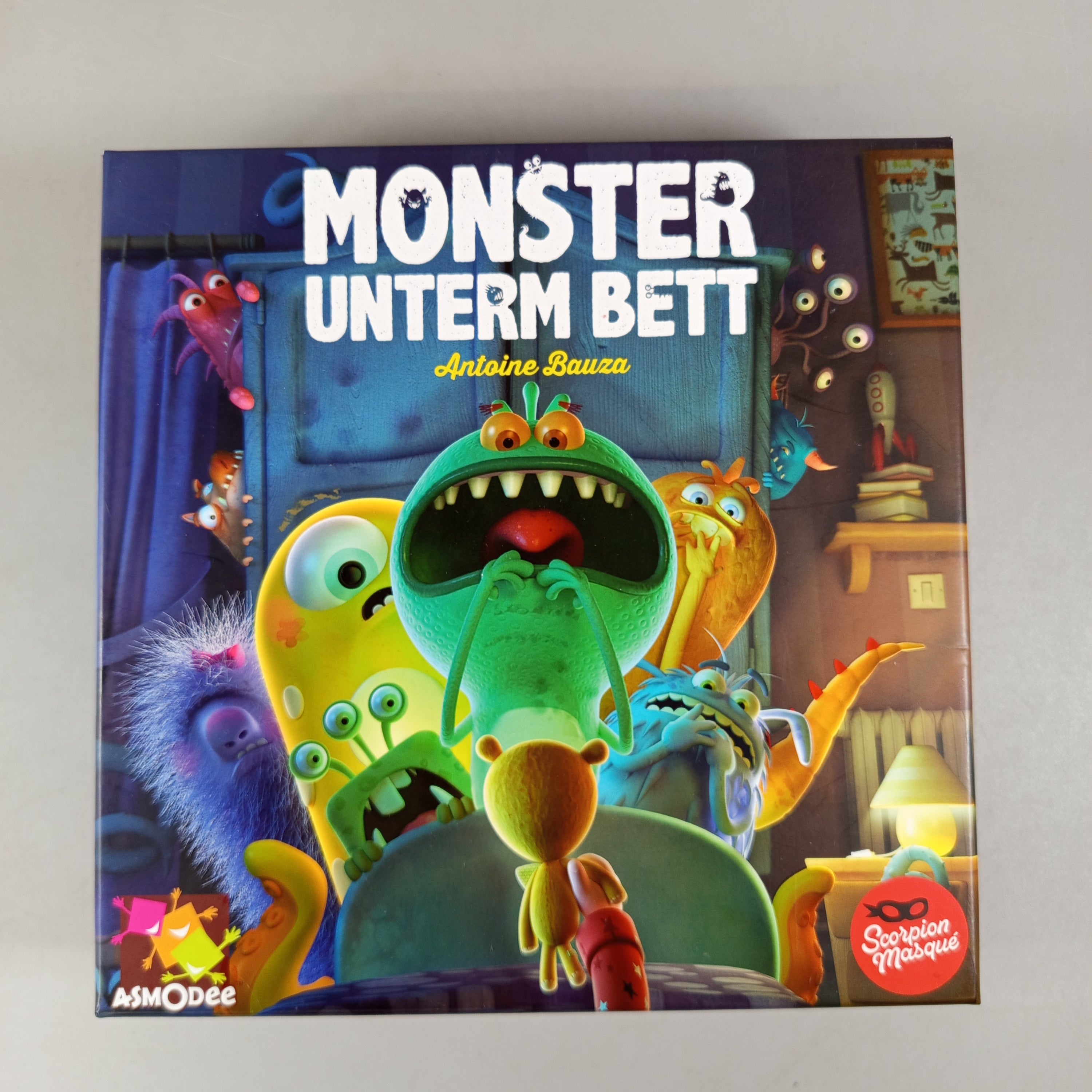 Scorpion Masqué Monster unterm Bett Brettspiel, ab 3 4 5 Jahre | ✅ geprüft